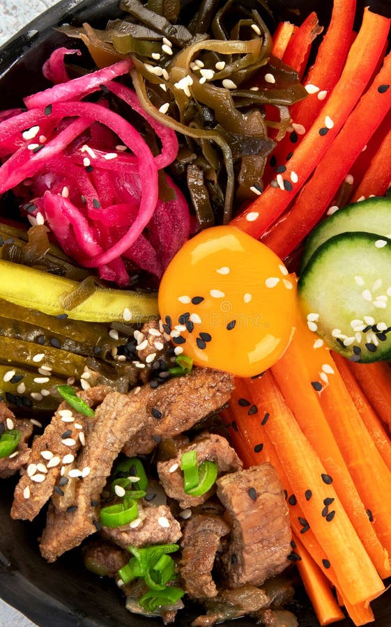Bibimbap stock afbeelding