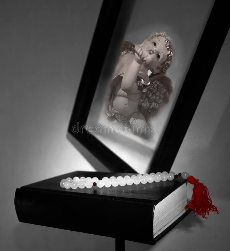 Bible and contemplation royalty free stock images Bible and contemplation royalty free stock images