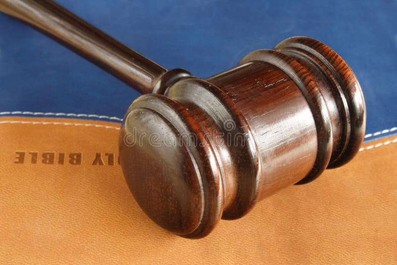 Bible and hammer stock photo. Image of guilt, judges, people 2589080