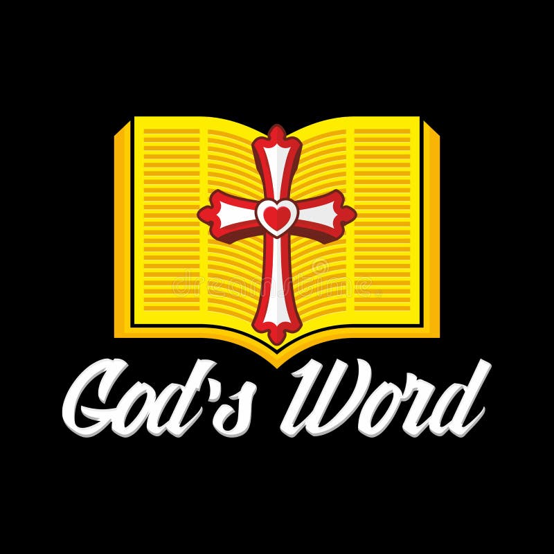 Bible lettering. Christian art. God`s word, bible.