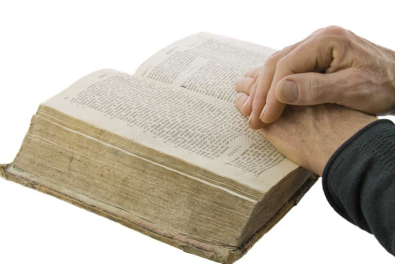 biblia zamykająca ręk samiec otwarta modlitwa zdjęcie stock biblia zamykająca ręk samiec otwarta modlitwa zdjęcie stock