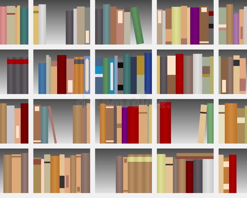 Biblioteca branca moderna ilustração royalty free Biblioteca branca moderna ilustração royalty free