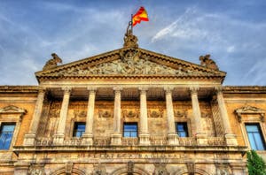Biblioteca Nacional De Espana Largest Public Library Spain Madrid Stock 