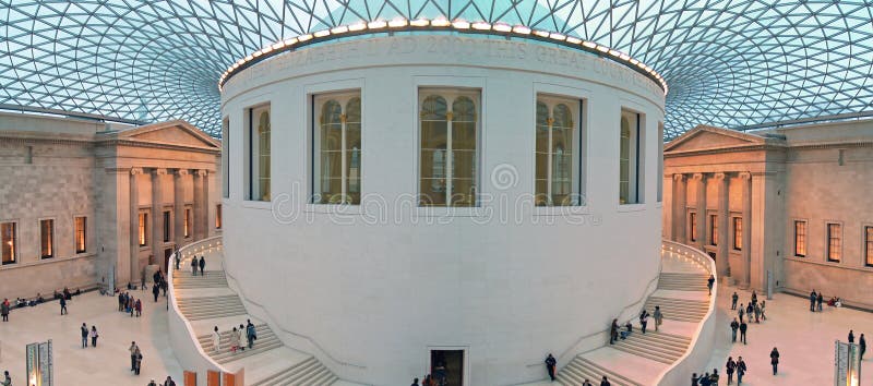 Biblioteki brytyjskiej muzeum. zdjęcie royalty free