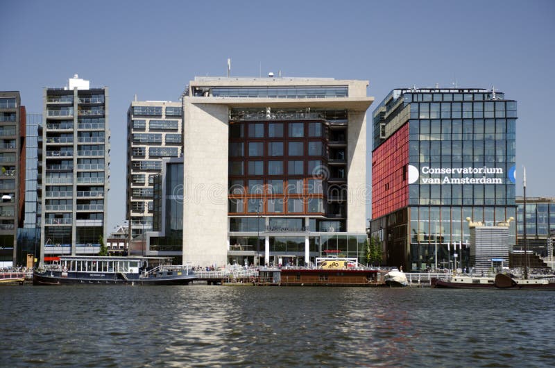 Bibliotheek Amsterdam fotografia stock Bibliotheek Amsterdam fotografia stock