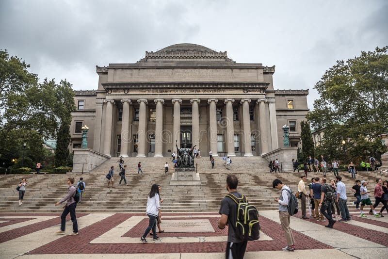 Bibliothek der Universität von Columbia, New York City, USA stockbilder Bibliothek der Universität von Columbia, New York City, USA stockbilder