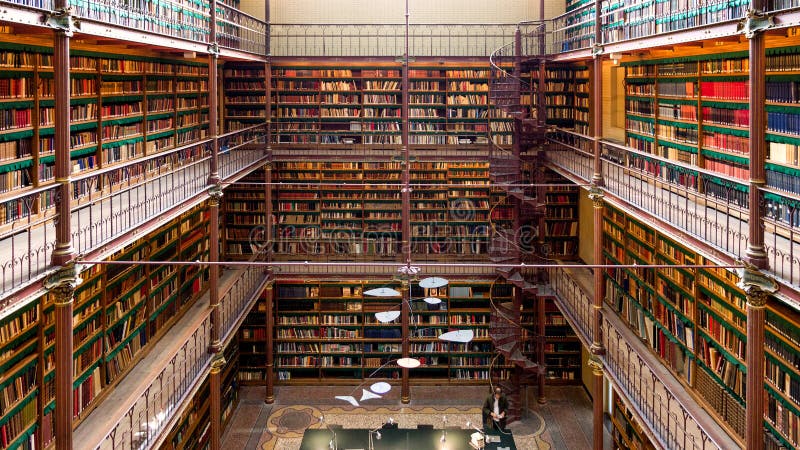 Bibliothèque de Rijksmuseum images libres de droits Bibliothèque de Rijksmuseum images libres de droits