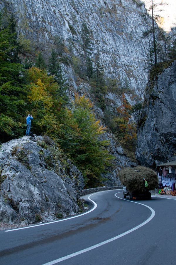 Bicaz Canyon, Neamt - Romania, Europe. Bicaz canyon is a gorge in Romania, in the counties of Neamt and Harghita; is part of the Cheile Bicazului-Hasmas National stock images Bicaz Canyon, Neamt - Romania, Europe. Bicaz canyon is a gorge in Romania, in the counties of Neamt and Harghita; is part of the Cheile Bicazului-Hasmas National stock images