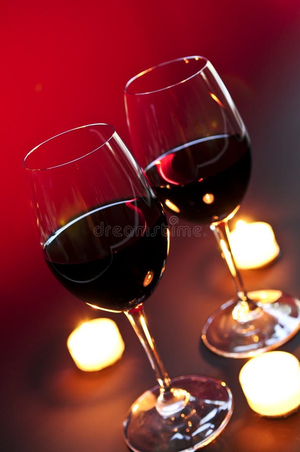 Bicchieri di vino immagine stock libera da diritti