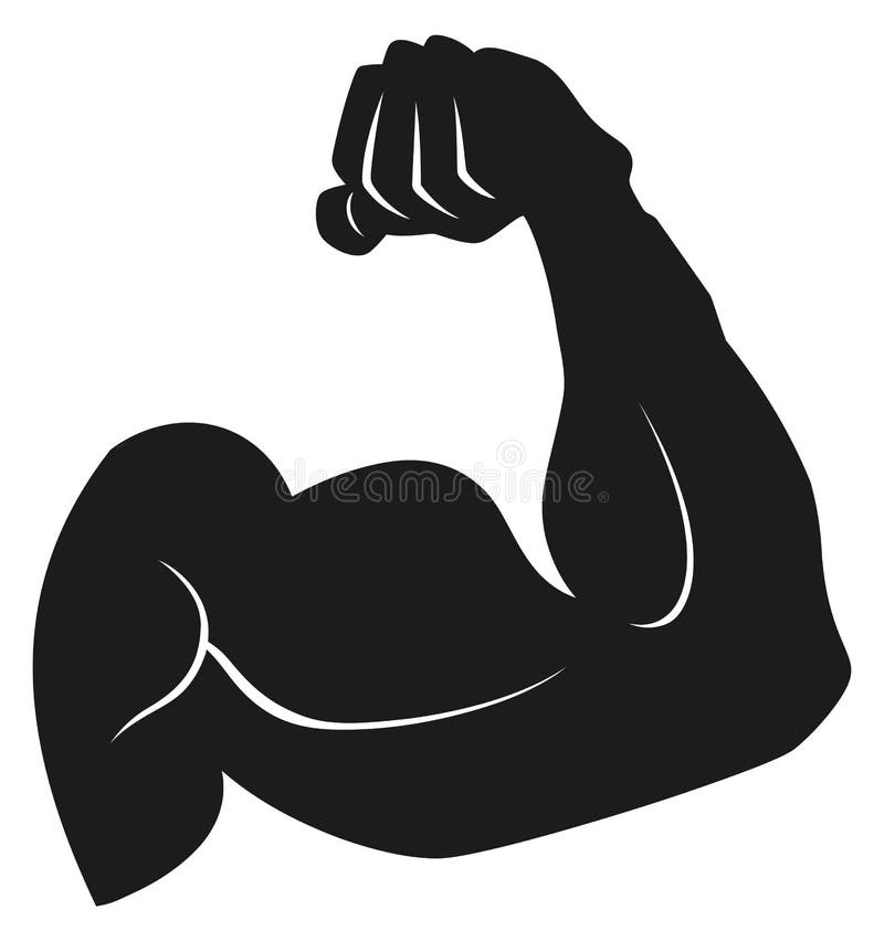 Muscle Flex Silhouette Stock Illustrations – 791 Muscle Flex Silhouette ...