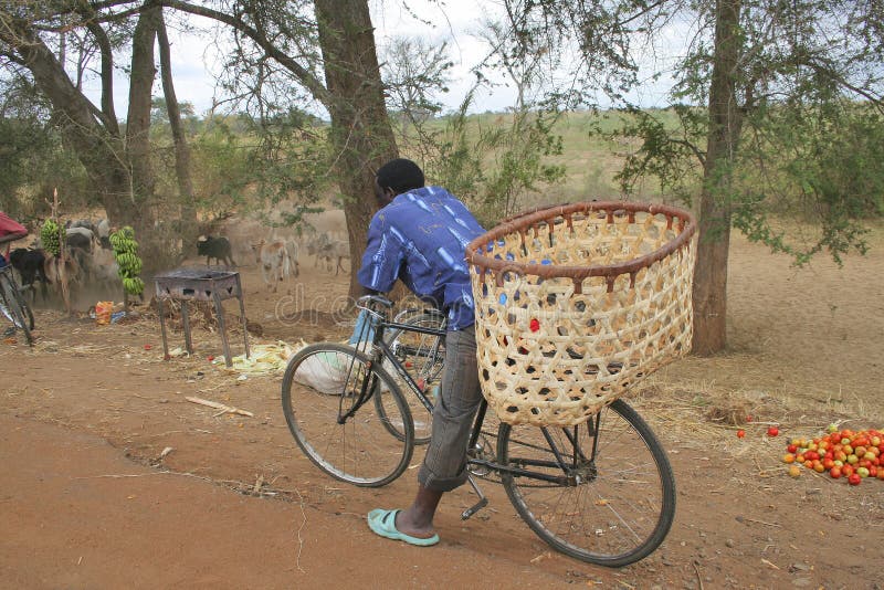 africano bicicletta