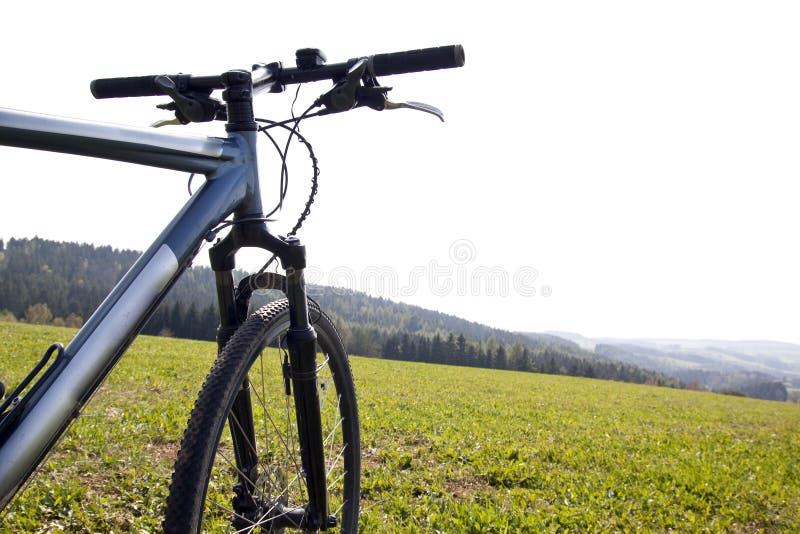Bicicleta da montanha fotografia de stock Bicicleta da montanha fotografia de stock