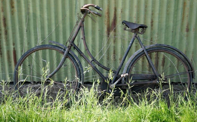 Bicicyle παλαιός στοκ εικόνα