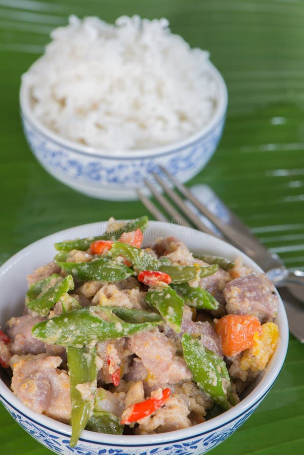 Bicol Express with Rice