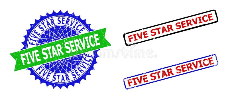 Distress Five Star Service Stamp Imitations and Triangle Mesh Star Icon  Stock Vector - Illustration of trophy, icon: 221407198