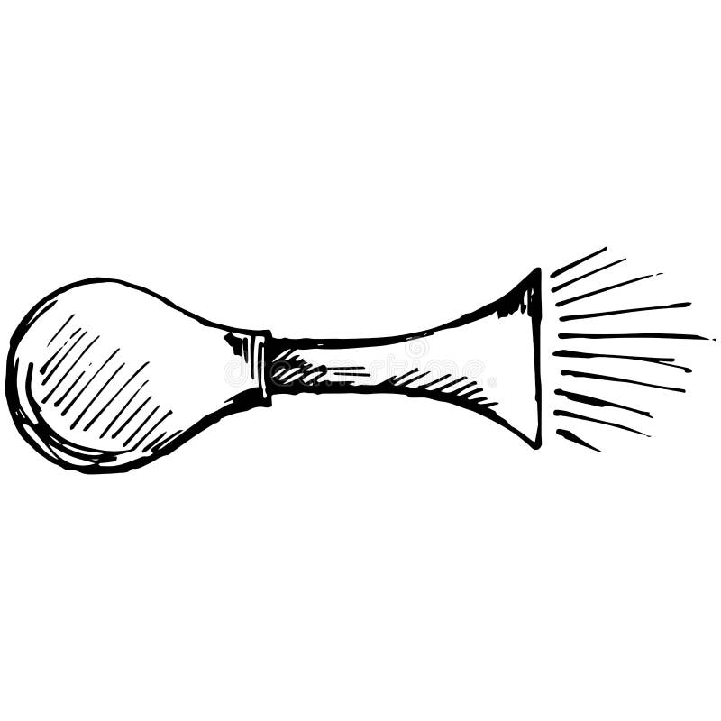 Bicycle air horn stock vector. Illustration of ancient 77771834