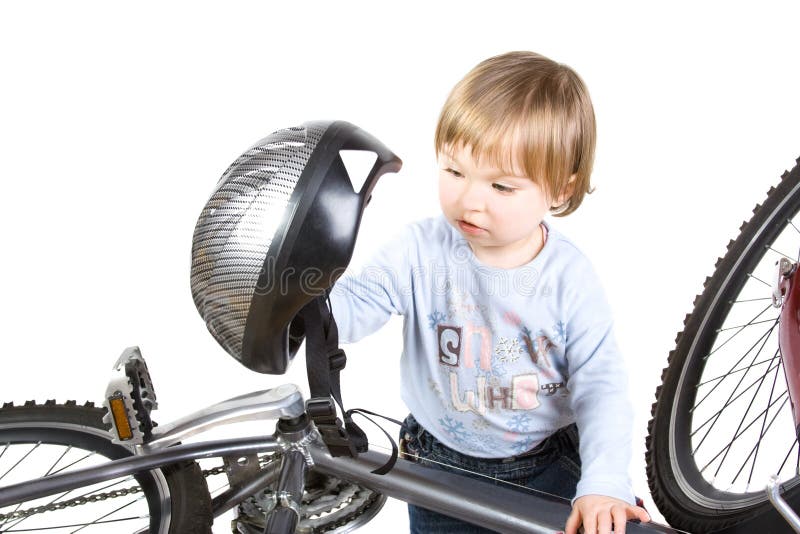 Bicycle and baby