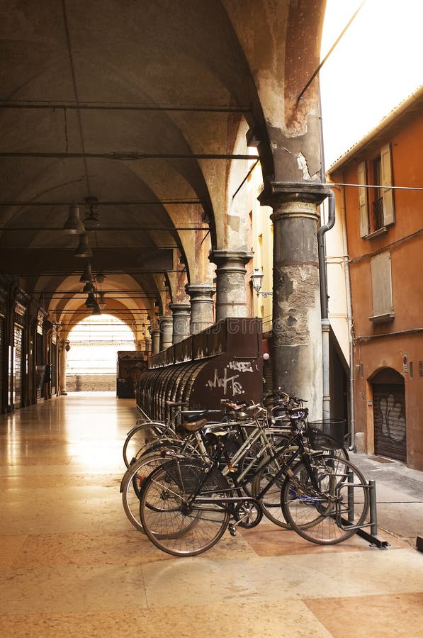 Bicycle and bicycle and porches