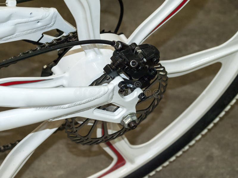 Bicycle brake system stock photo. Image of background 109407150