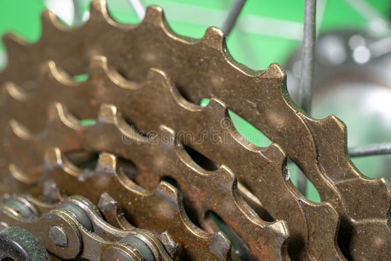 Bicycle Cassette with Sprocket Teeth with Differentiated Focus Under