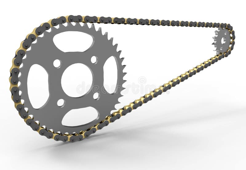bike chain and sprocket