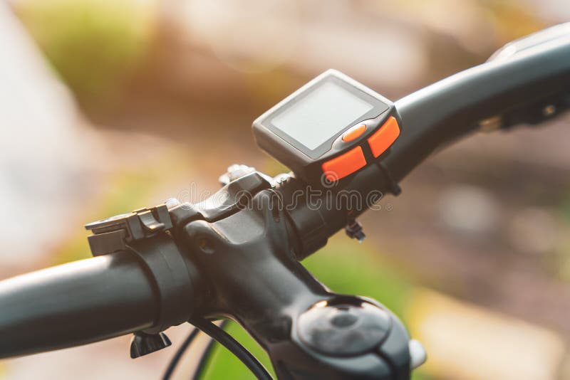 Bicycle Computer stock image. Image of cycling, edge 62091303
