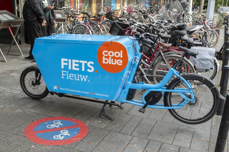 Bicycle Delivery Service from Coolblue at Amsterdam the Netherlands
