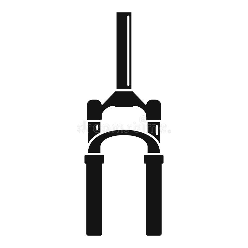 Bicycle fork icon, simple style royalty free illustration Bicycle fork icon, simple style royalty free illustration