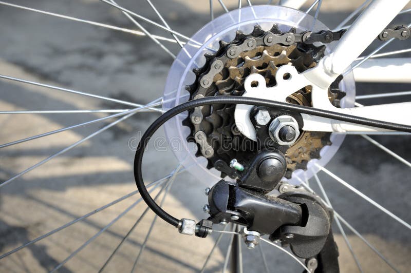 Bicycle gears stock image. Image of chainrings, gears 35446593