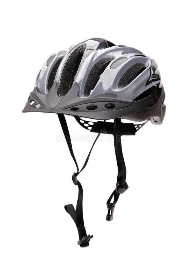 Bicycle Helmet with Straps stock image. Image of plastic 22823555