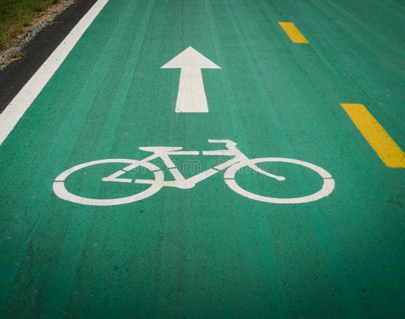 Bicycle lane sign