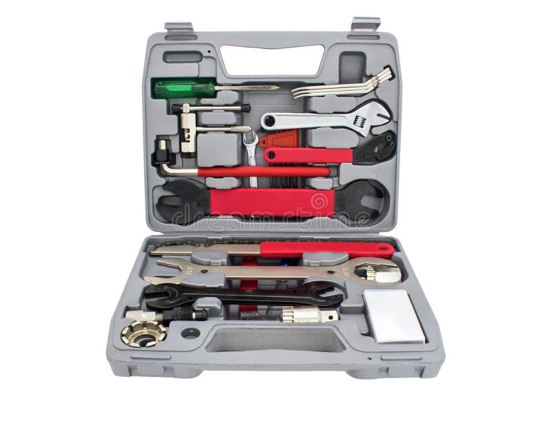 Bicycle Mechanic Tool box royalty free stock photography Bicycle Mechanic Tool box royalty free stock photography