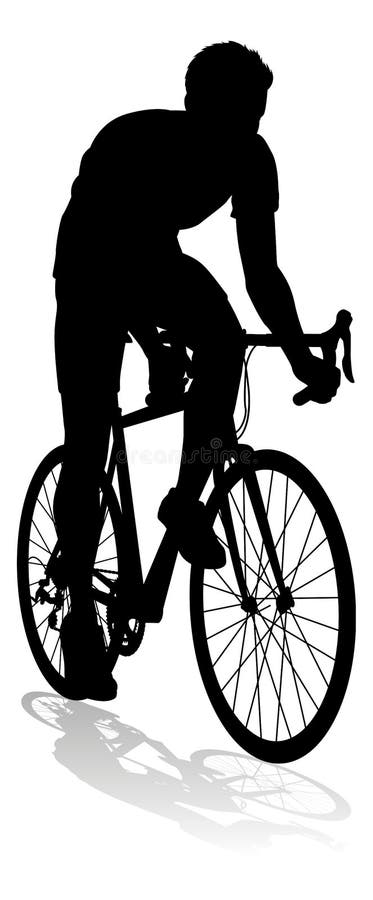 Bike Cyclist Riding Bicycle Silhouette