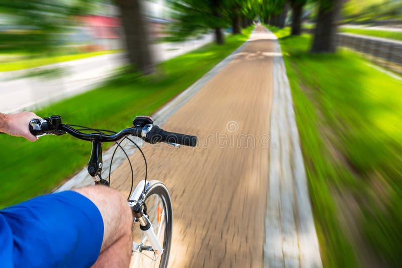 On the bicycle road stock image. Image of safety, empty 57905897
