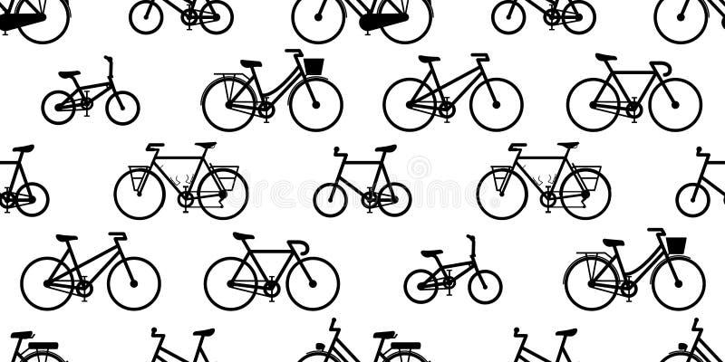 Bicycle Seamless Pattern Vector Cycling Isolated Vintage Background Wallpaper Illustration Graphic White Stock Illustration - Illustration of transport, black: 125585572 Bicycle Seamless Pattern Vector Cycling Isolated Vintage Background Wallpaper Illustration Graphic White Stock Illustration - Illustration of transport, black: 125585572