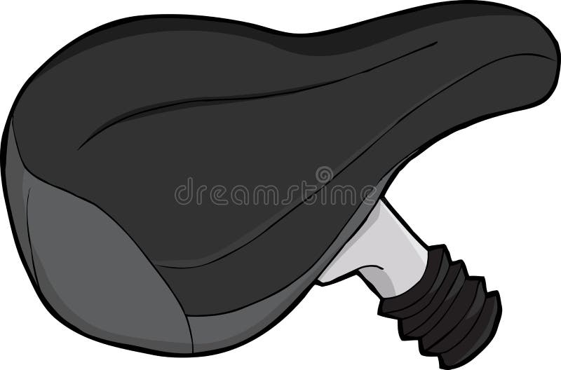 Bicycle seat stock vector. Illustration of vintage, efficient 30761149
