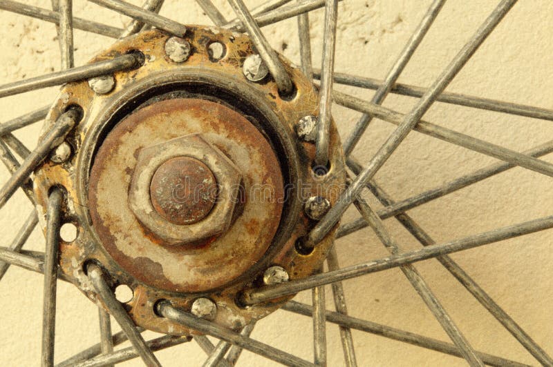 Bicycle spoke wheel stock image. Image of vintage, equipment 41494301