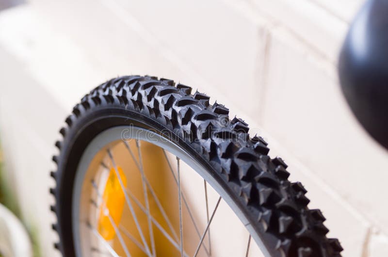 Bicycle tyre tread detail stock photo. Image of rubber 96433870