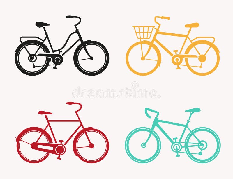 Bicycle Vector. Bike icon vector. stock illustration
