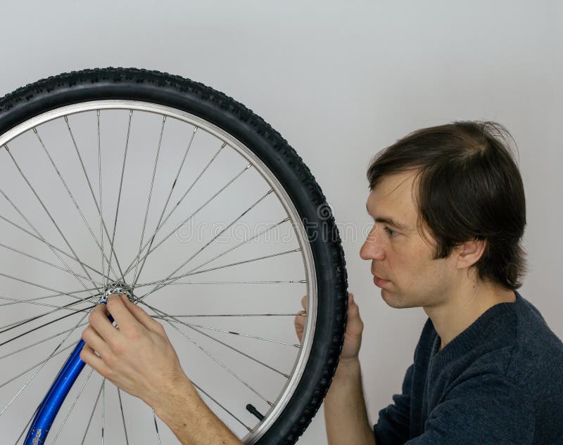 Bicycle Wheel Repearing Stock Photos Free & RoyaltyFree Stock Photos