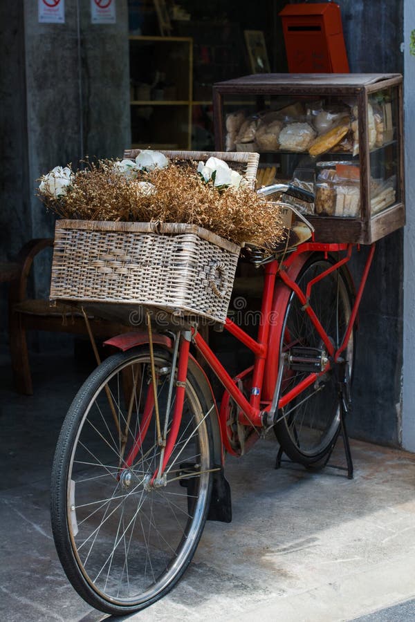 photo bicyclette avec paniers