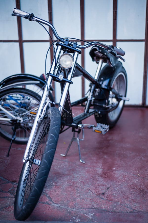 Bicyclette de couperet photo stock Bicyclette de couperet photo stock