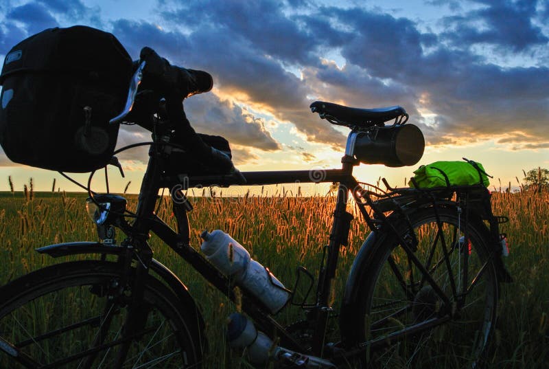 Bicycling is an adventure that offers beautiful views. Bicycling is an adventure that offers beautiful views.