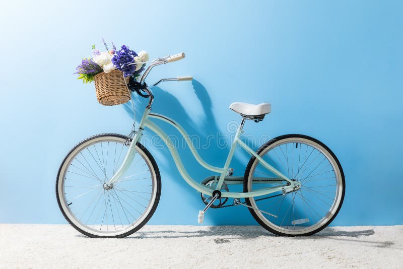 Bicykl z kwiatami