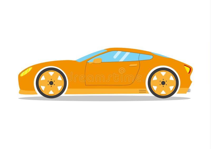 Biegowy sportowy samochód Supercar coupe strojeniowy samochód Mieszkanie transportu stylowy wektorowy pojazd royalty ilustracja Biegowy sportowy samochód Supercar coupe strojeniowy samochód Mieszkanie transportu stylowy wektorowy pojazd royalty ilustracja