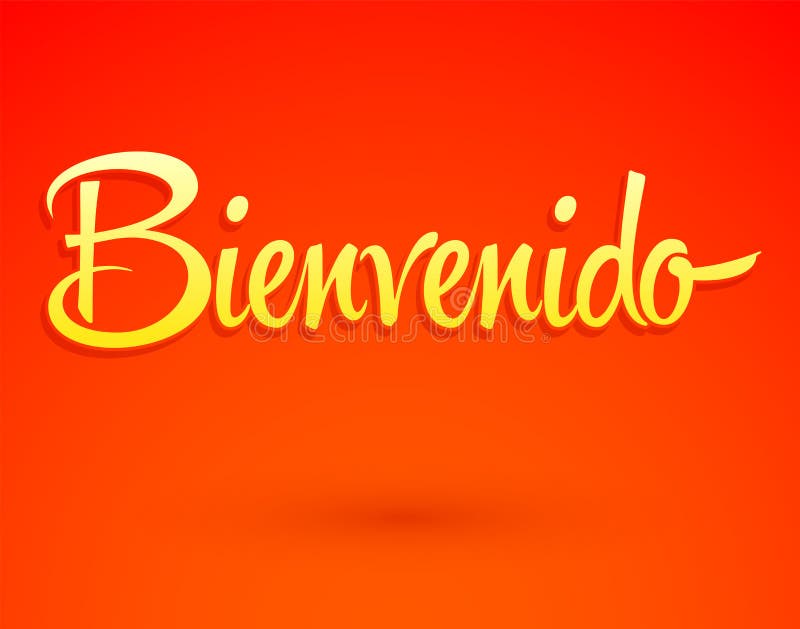 Bienvenido, Bem-vindo em Espanhol imagem vetorial de dizanna© 157969704
