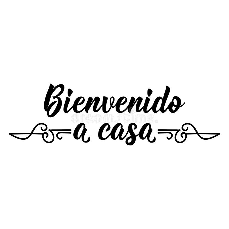 Bienvenido, Welcome Spanish Text - Lettering Vector Illustration Royalty  Free SVG, Cliparts, Vectors, and Stock Illustration. Image 97466801.