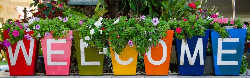 Bienvenue photographie stock Bienvenue photographie stock