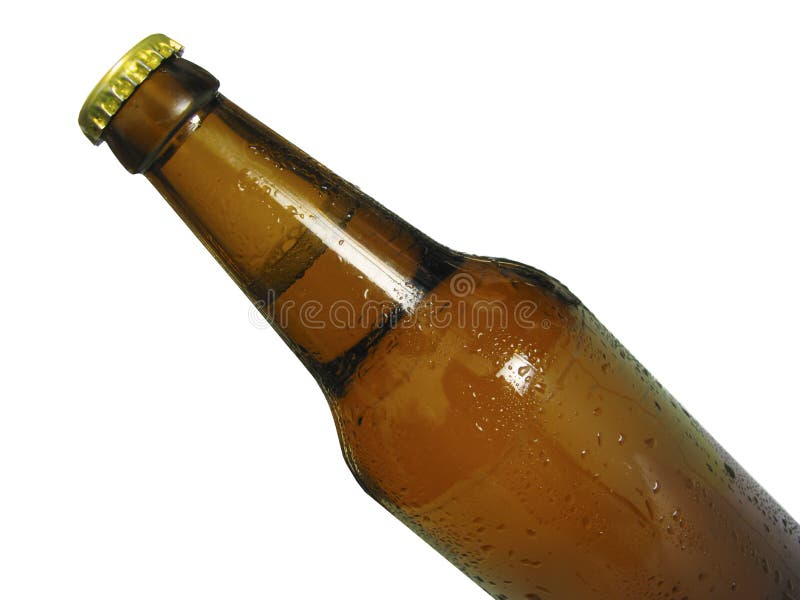 Close up of wet beer bottle. Close up of wet beer bottle