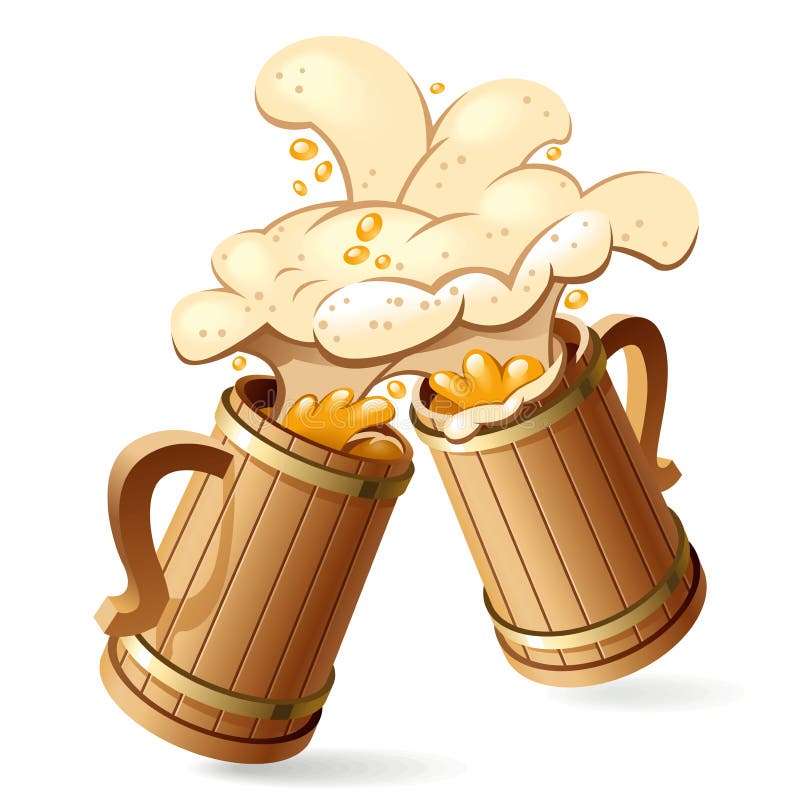 Bierbecher stock abbildung Bierbecher stock abbildung